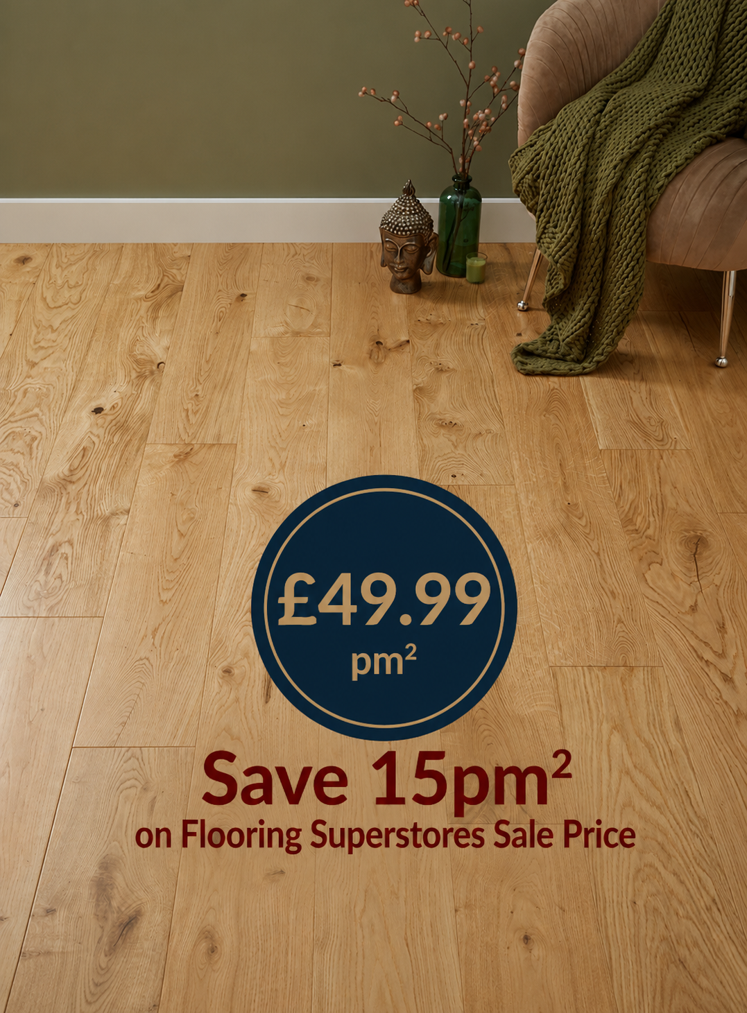 Manhattan Natural Oak Super Matt Lacquered (2.89m2 per pack)