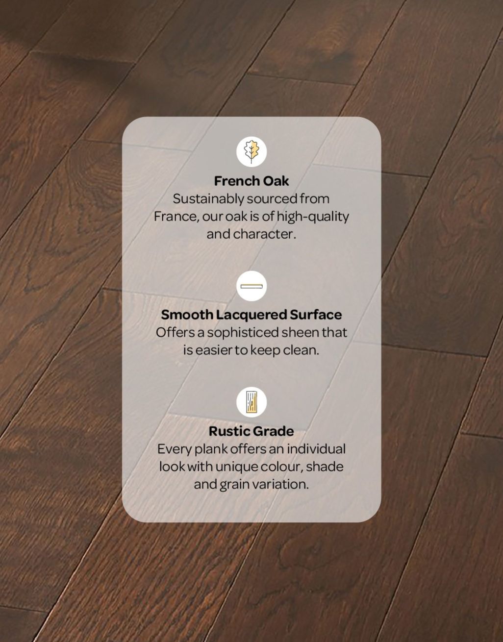 Studio Chocolate Oak Lacquered (1.8m2 per pack)
