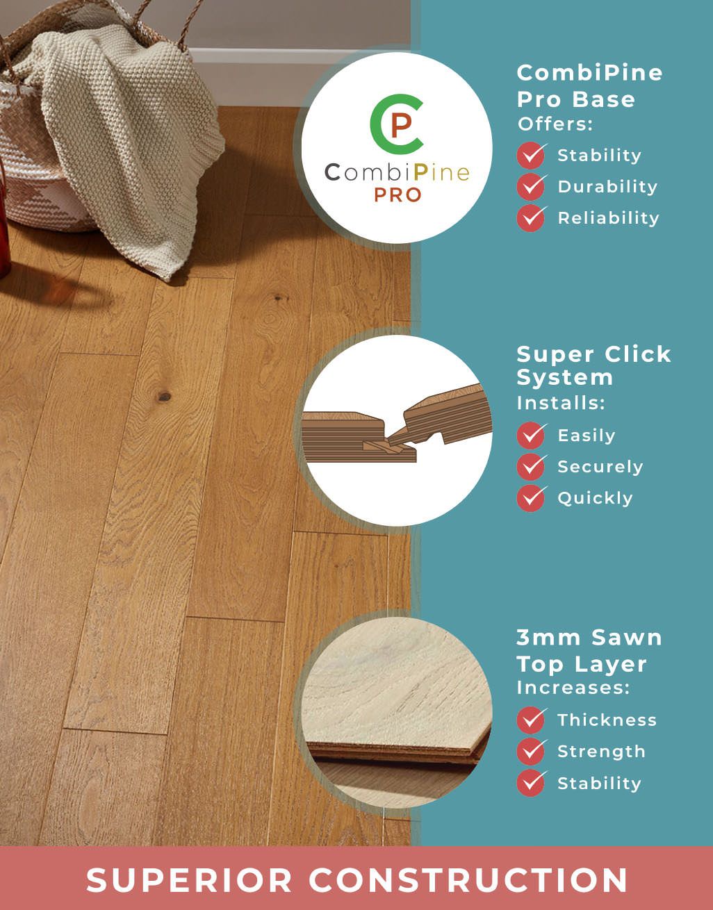 Kensington Golden Oak Engineered Wood (0.99m2 per pack)