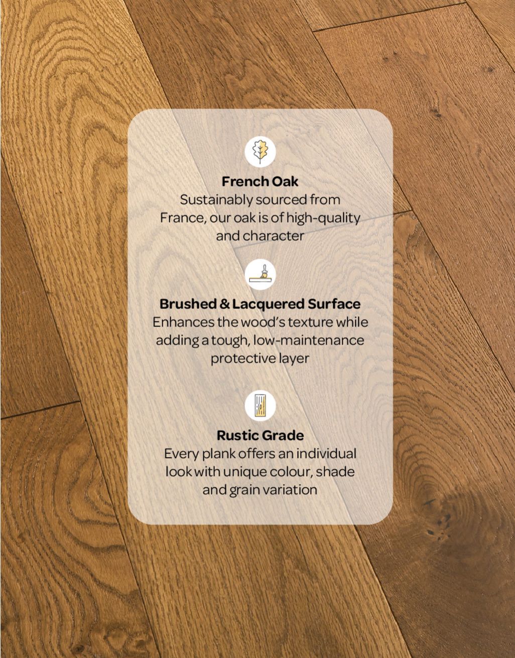 Manhattan Golden Smoked Oak Brushed & Lacquered (2.89m2 per pack)