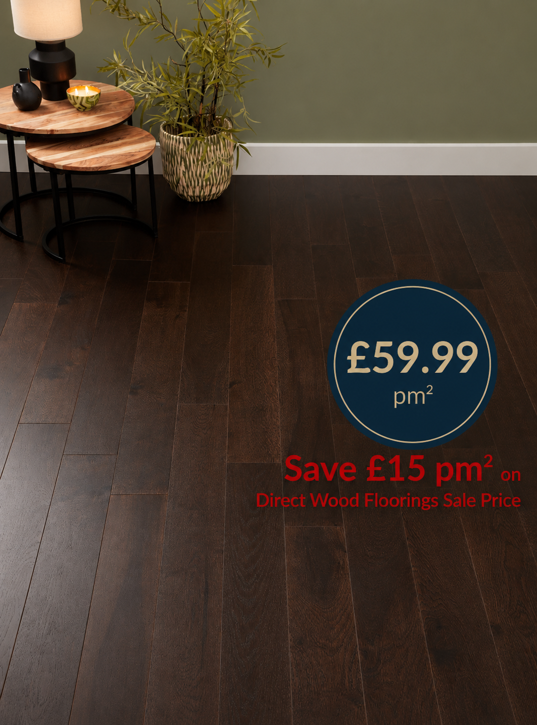 Kensington Espresso Oak Engineered Wood (0.99m2 per pack)