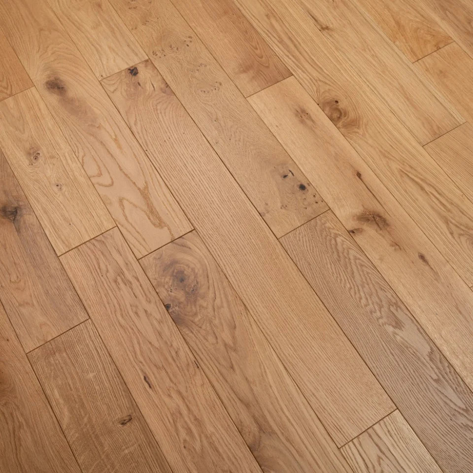Builders Line Engineered 14mm x 125 Natural Brushed Lacquered (OE1426) (1.8m2 per pack)
