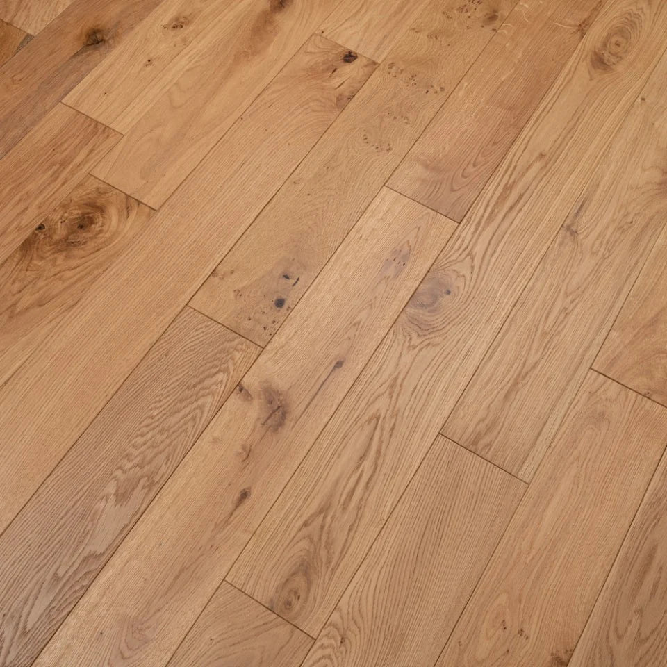 Builders Line Engineered 14mm x 125 Natural Brushed Lacquered (OE1426) (1.8m2 per pack)