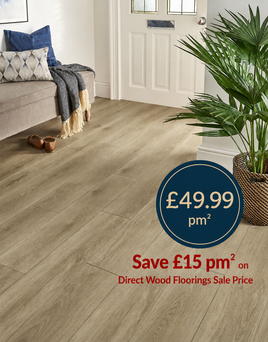 EvoCore Premium Sahara Oak Flooring (1.31m2 per pack)