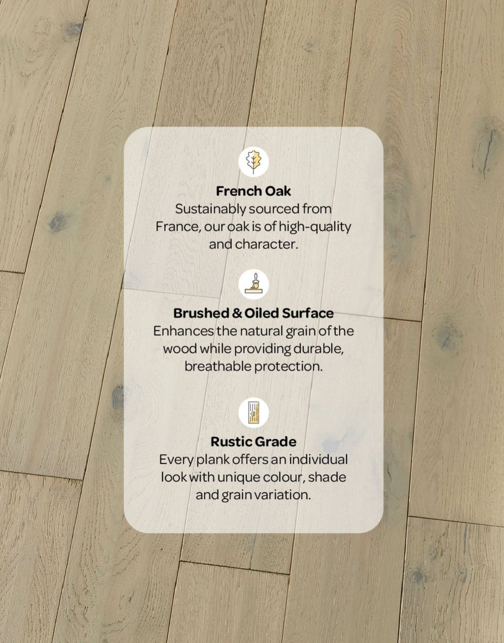 Studio Blonde Oak Brushed & Oiled (1.8m2 per pack)