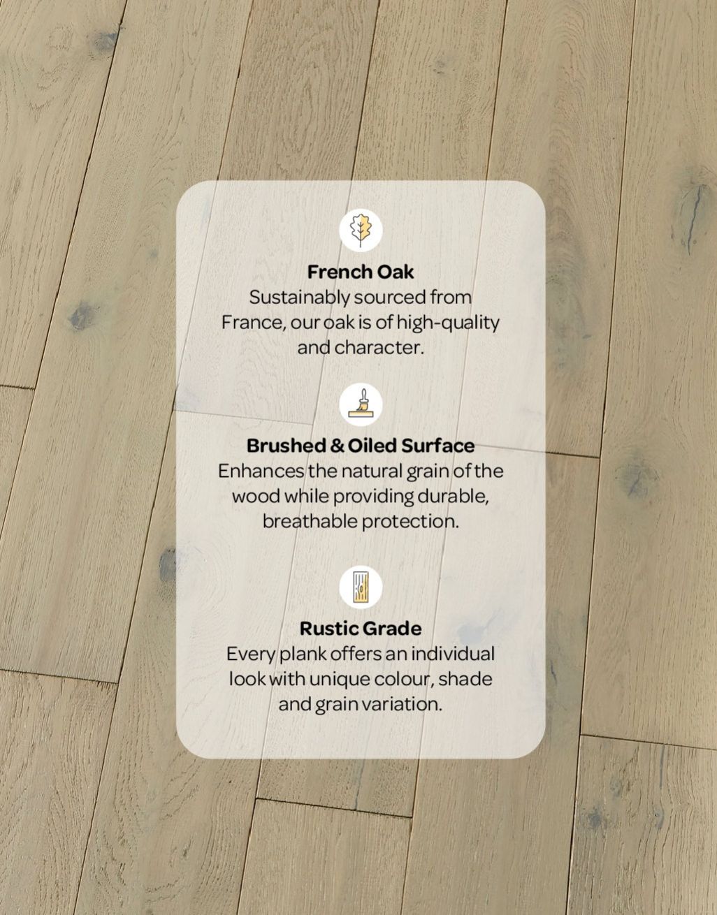 Studio Blonde Oak Brushed & Oiled (1.8m2 per pack)