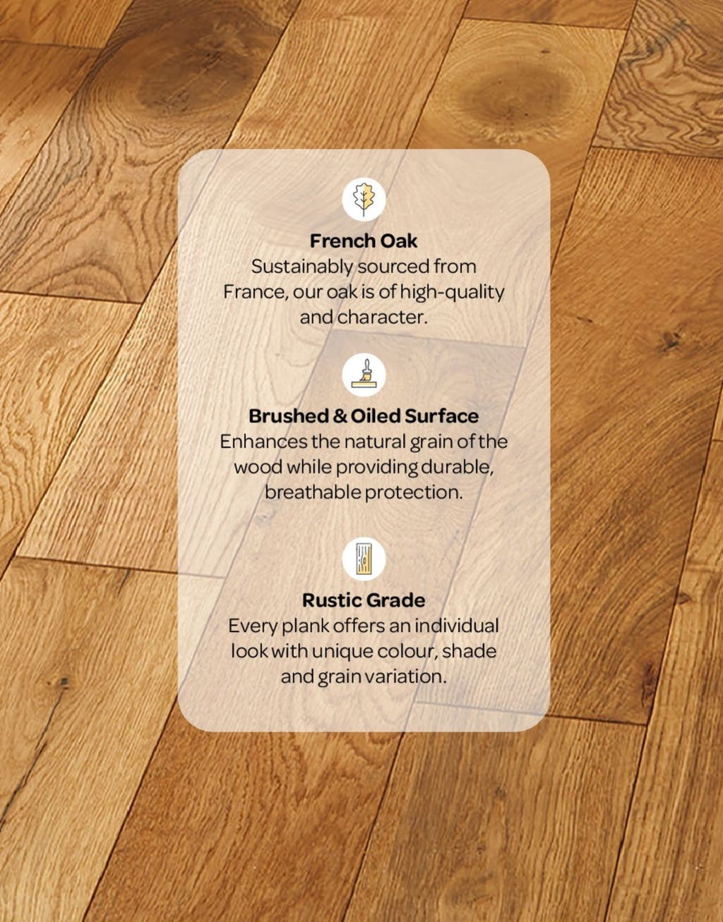 Studio Natural Oak Brushed & Oiled (1.8m2 per pack)