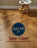 Oxford Herringbone Golden Smoked Oak Brushed & Lacquered (1.94m2 per pack)