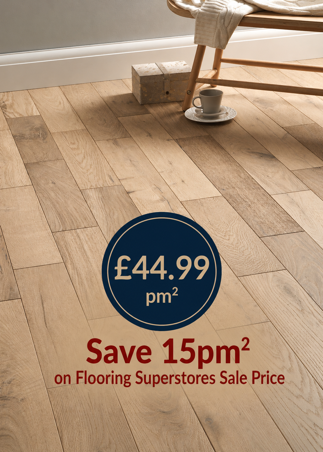 Studio Vanilla Oak Brushed & Oiled (1.8m2 per pack)