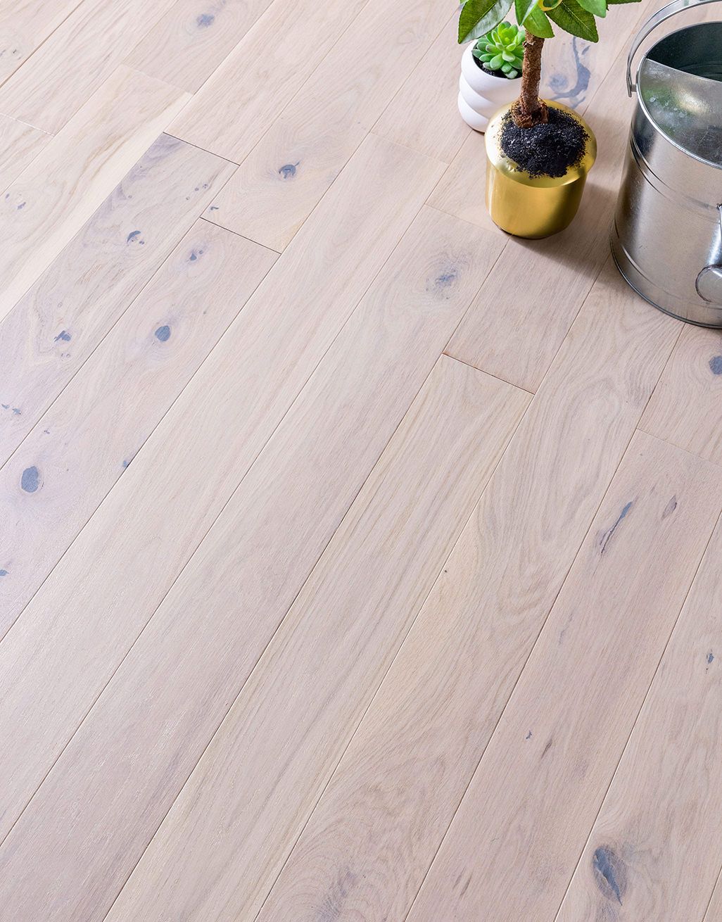 Carpenters Choice 110mm Whitewashed Oak Engineered Wood (0.84m2 per pack)